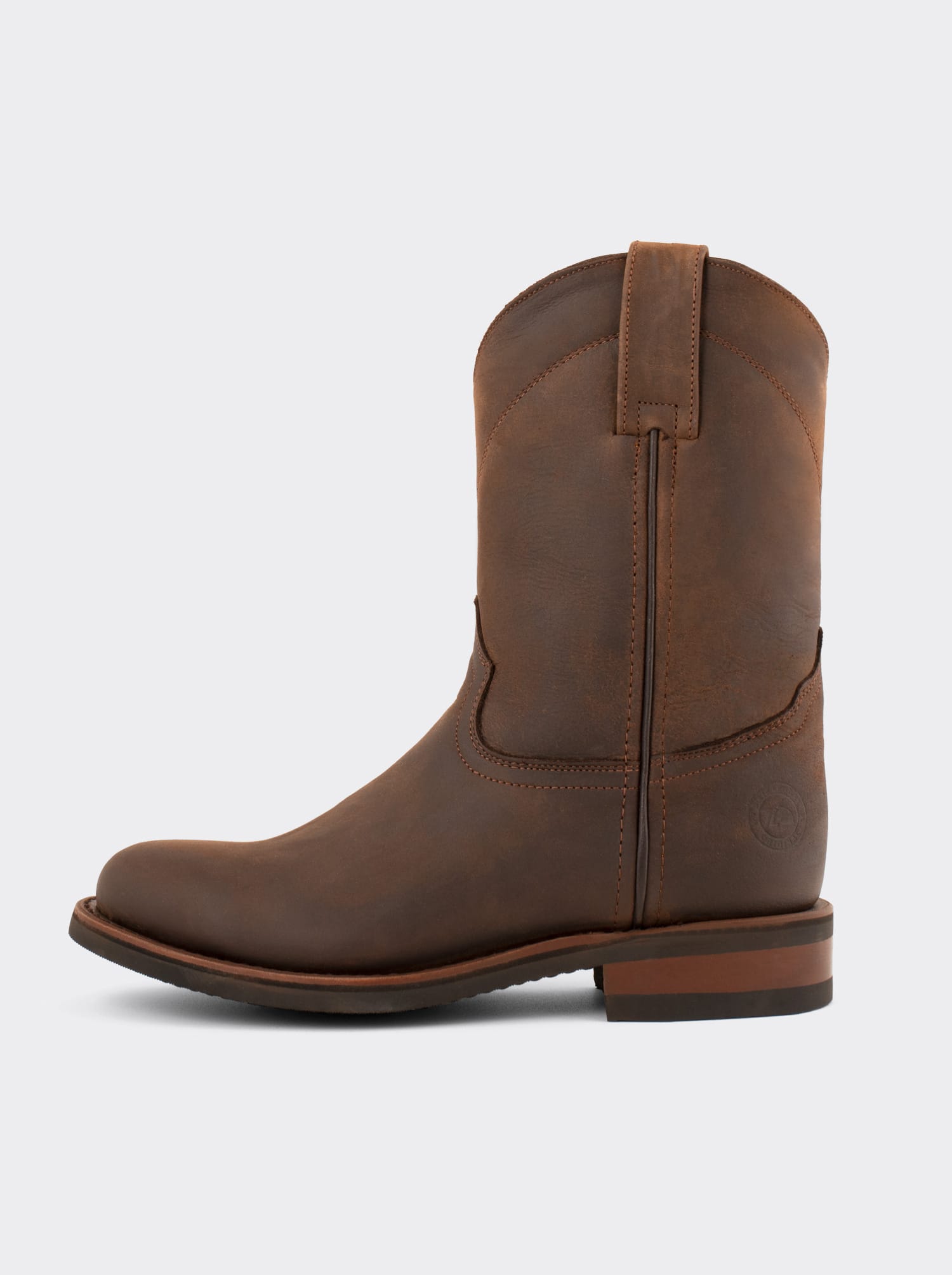 Bota Roper con Suela Vibram Resistente a Aceites Crazy Café Estilo 1000