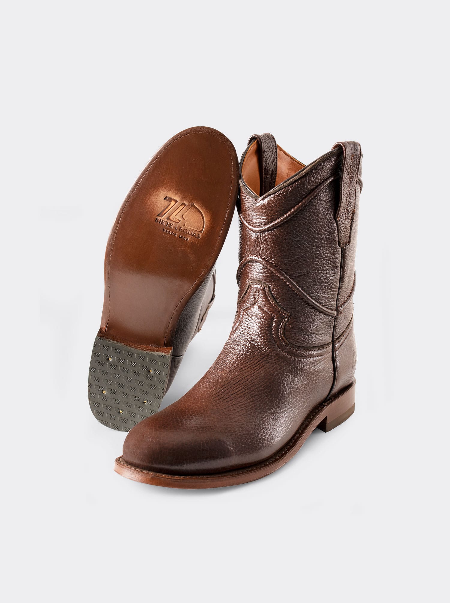Bota Roper Venado Genuino Chocolate Estilo 1001