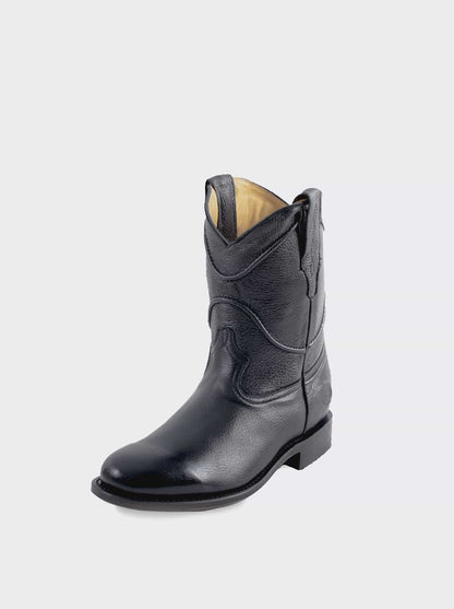 Bota Roper Siete Leguas piel Venado Geniuno Negro Est. 1001