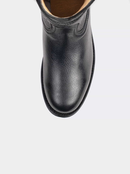 Bota Roper Siete Leguas piel Venado Geniuno Negro Est. 1001