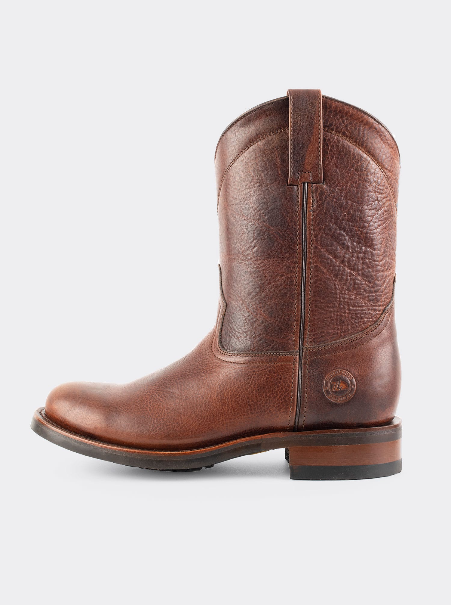 Bota Roper con Cierre y Suela Vibram Resistente a Aceites Paddock Whiskey Estilo 1677