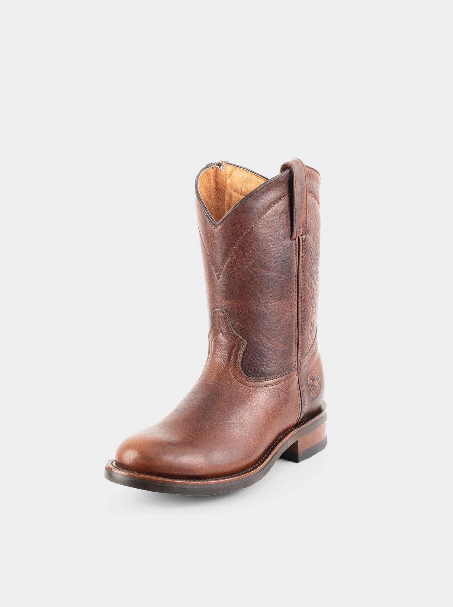 Bota Roper con Cierre y Suela Vibram Resistente a Aceites Paddock Whiskey Estilo 1677