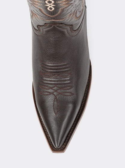 Bota Vaquera Tacón Cubano Rainbow Choco Estilo 1748