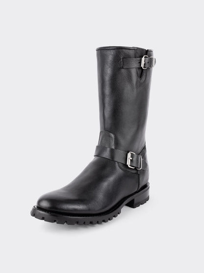 Bota Biker con Cierre y Suela Track Bull Fight Negro Estilo 1806
