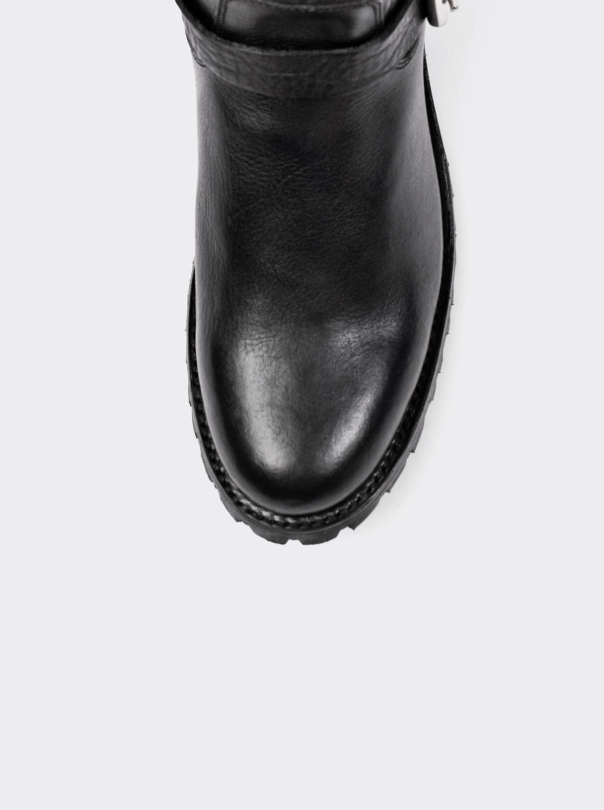 Bota Biker con Cierre y Suela Track Bull Fight Negro Estilo 1806