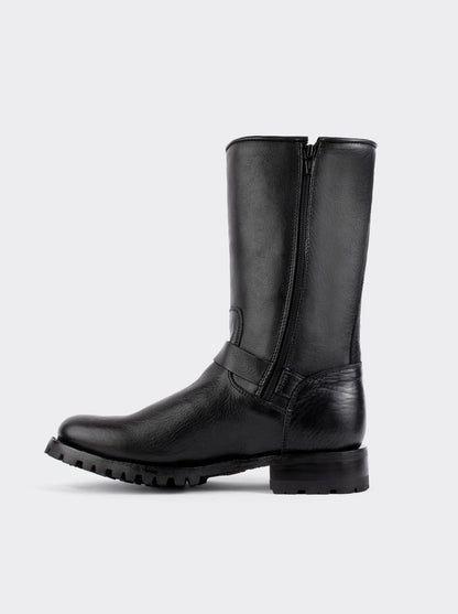 Bota Biker con Cierre y Suela Track Bull Fight Negro Estilo 1806