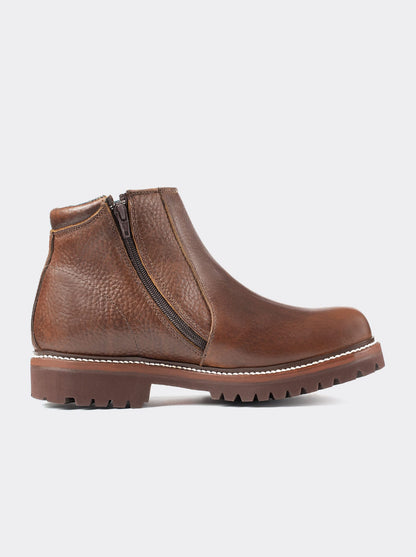 Bota Confort con Cierre Interno Bull Fight Ocre Estilo 2466