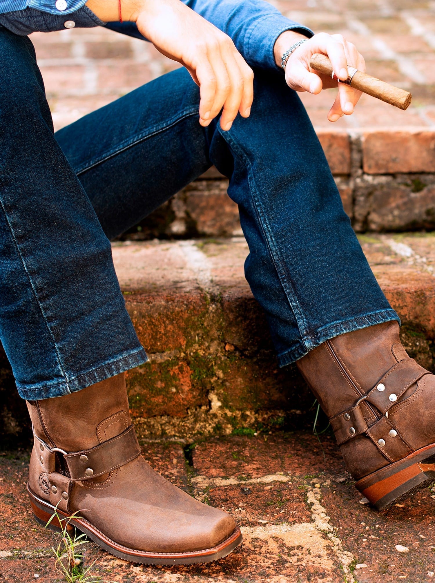 Bota Biker Siete Leguas Crazy Café Est. 1801