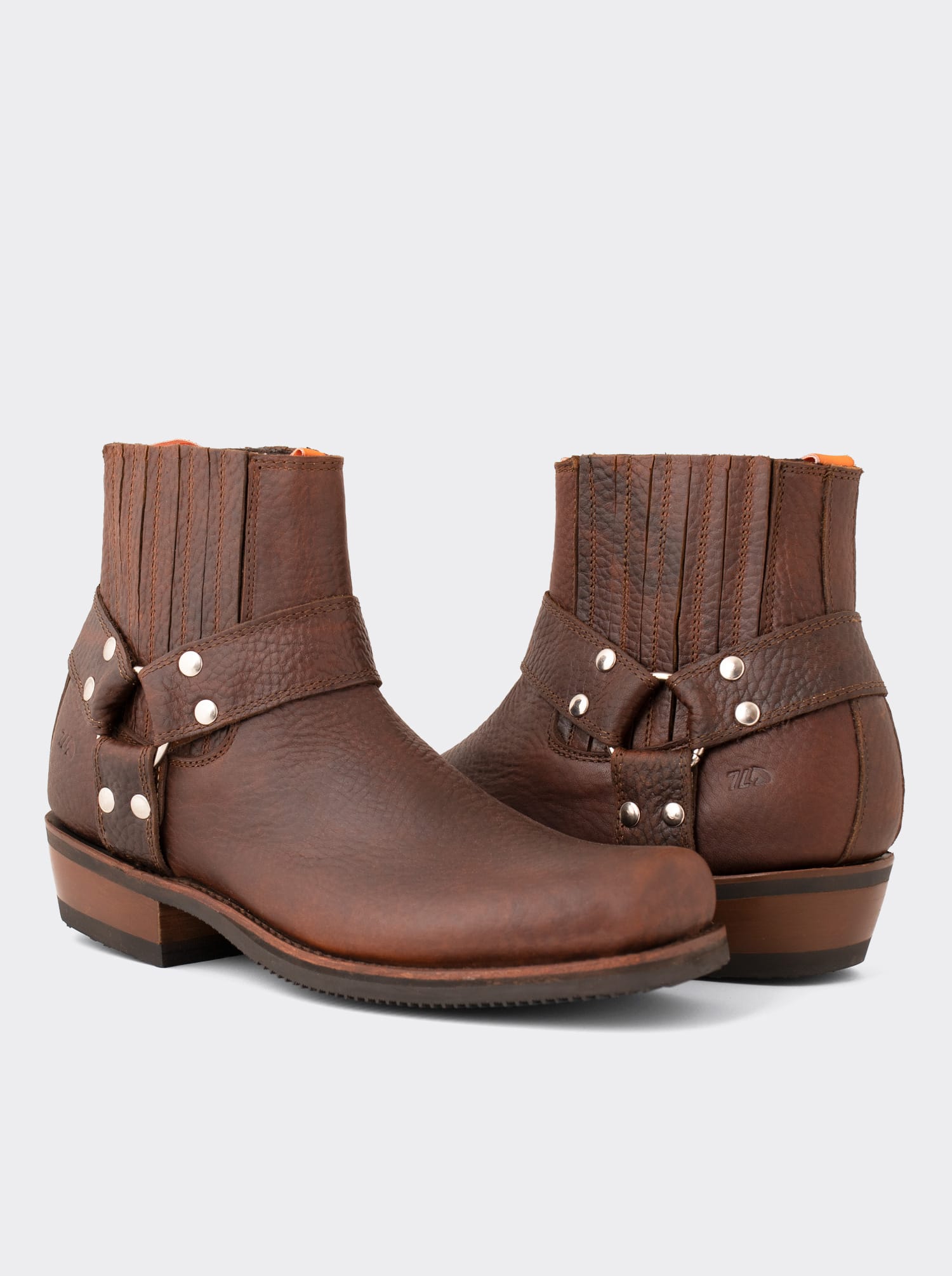 Botín Biker Bull Fight Ocre Estilo 3600