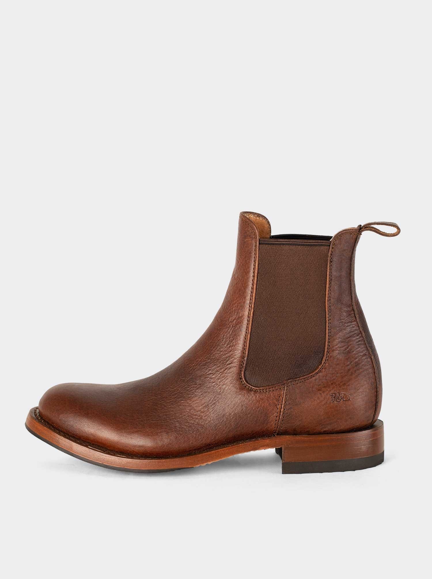 Botín Chelsea con Suela Antiderrapante Paddock Whiskey Estilo 6206