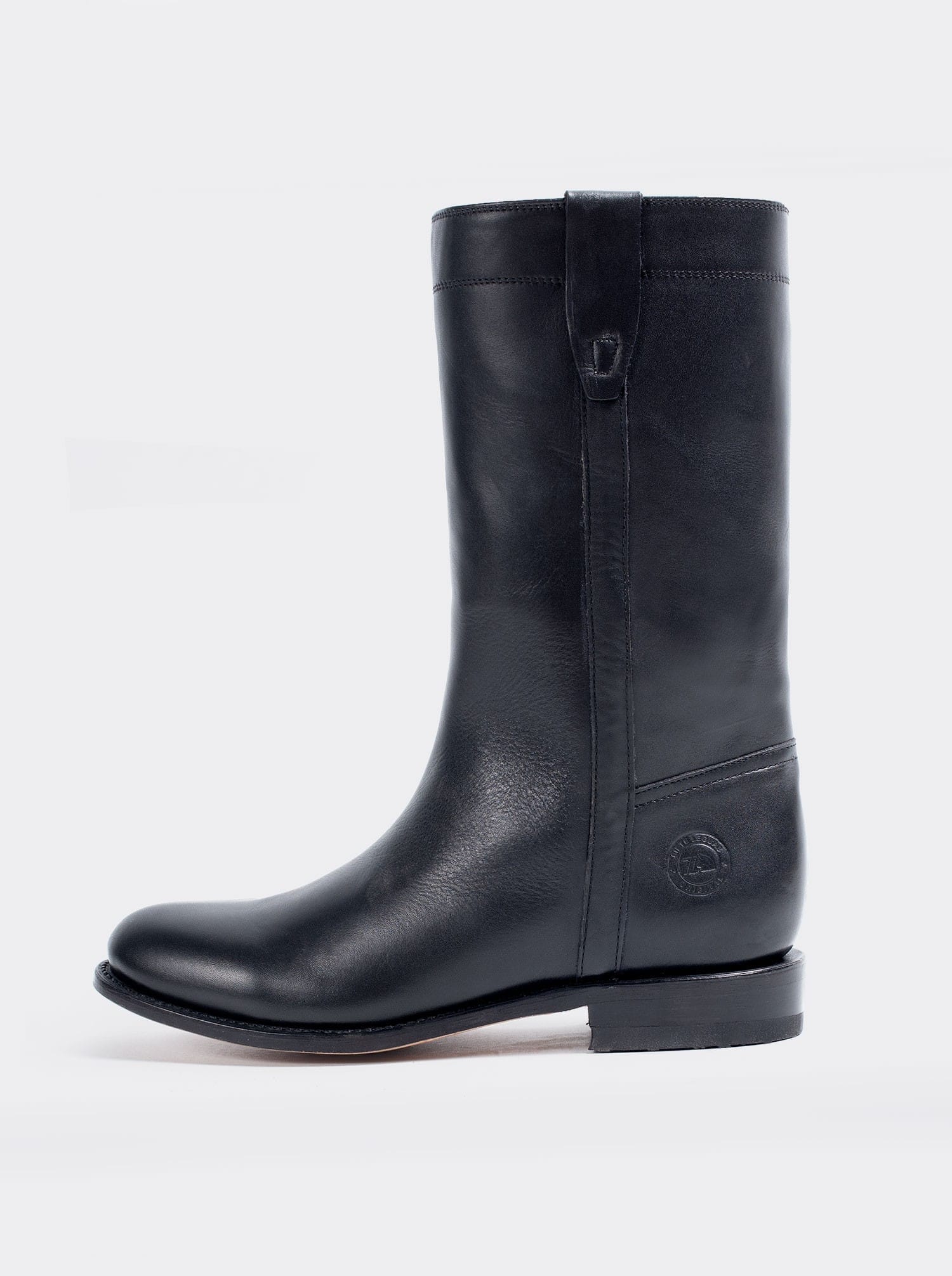 Bota Española Montana Negro Estilo 3061