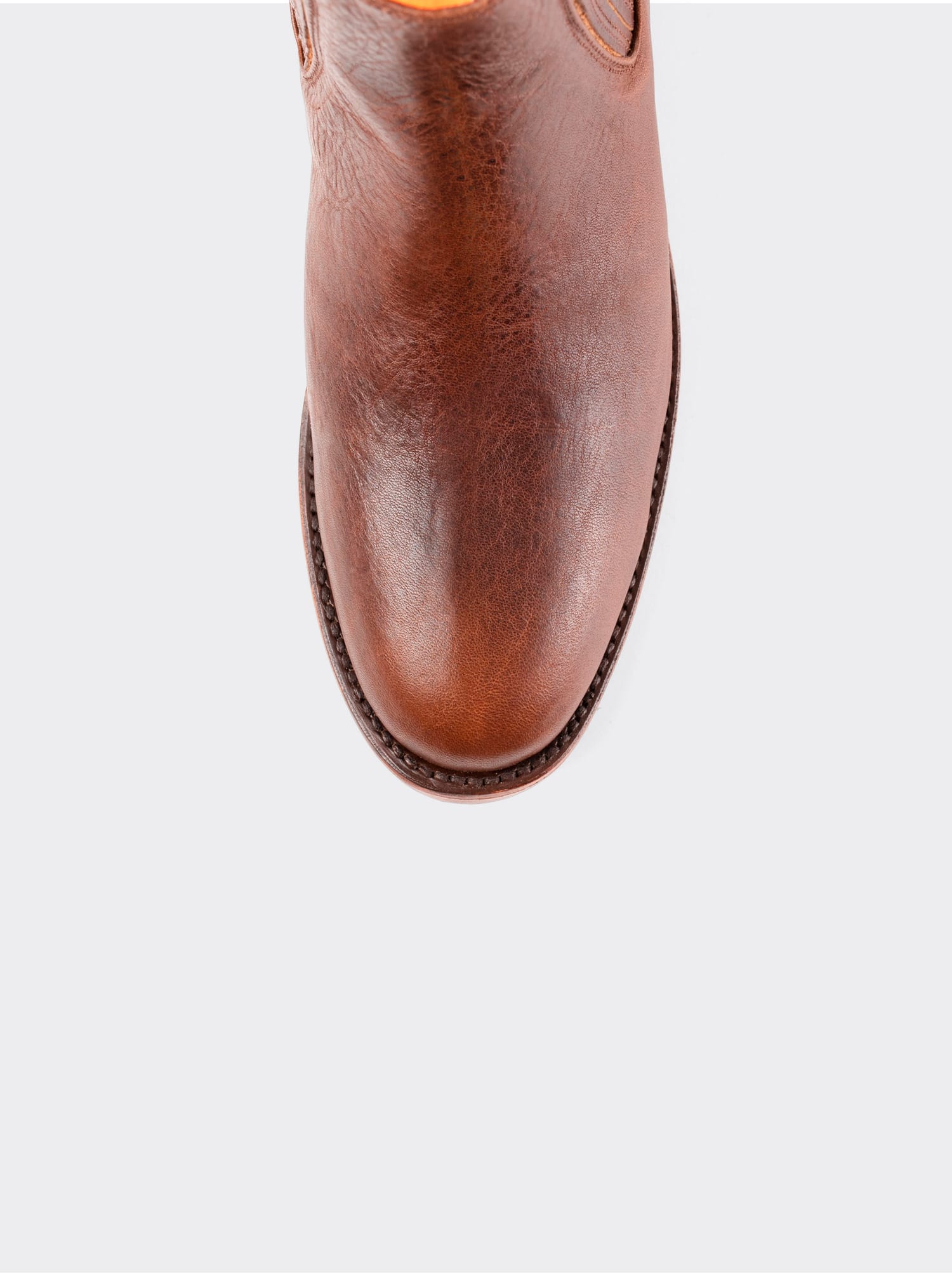 Botín Charro con Suela de Cuero Paddock Whiskey Estilo 6000