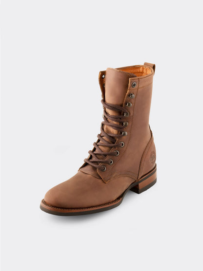 Botín Vaquero Lacer Suela Vibram Resistente a Aceites Agreste Whiskey Estilo 6309