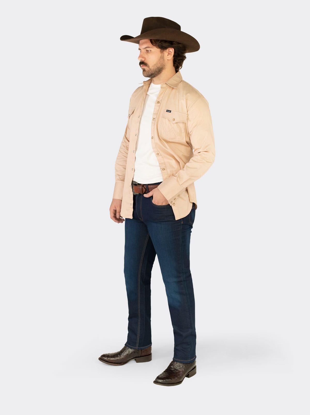 Pantalon Vaquero 7L FLEX Corte Regular Indigo Suavizado