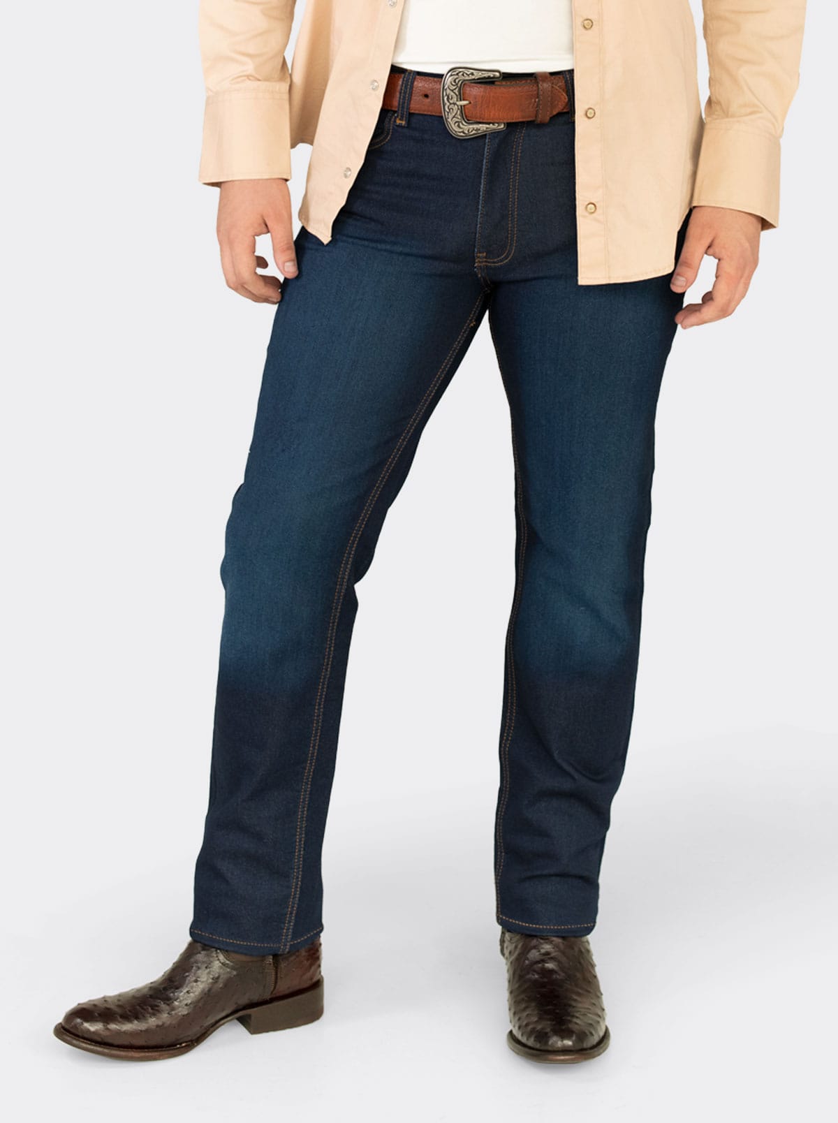 Pantalon Vaquero 7L FLEX Corte Regular Indigo Suavizado
