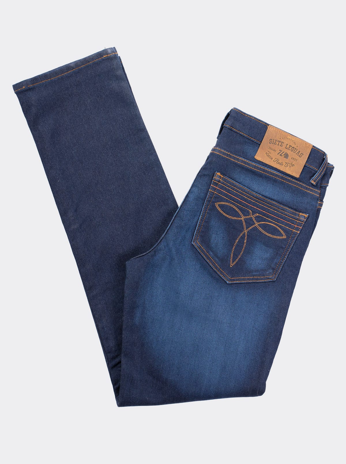 Pantalon Vaquero 7L FLEX Corte Regular Indigo Suavizado